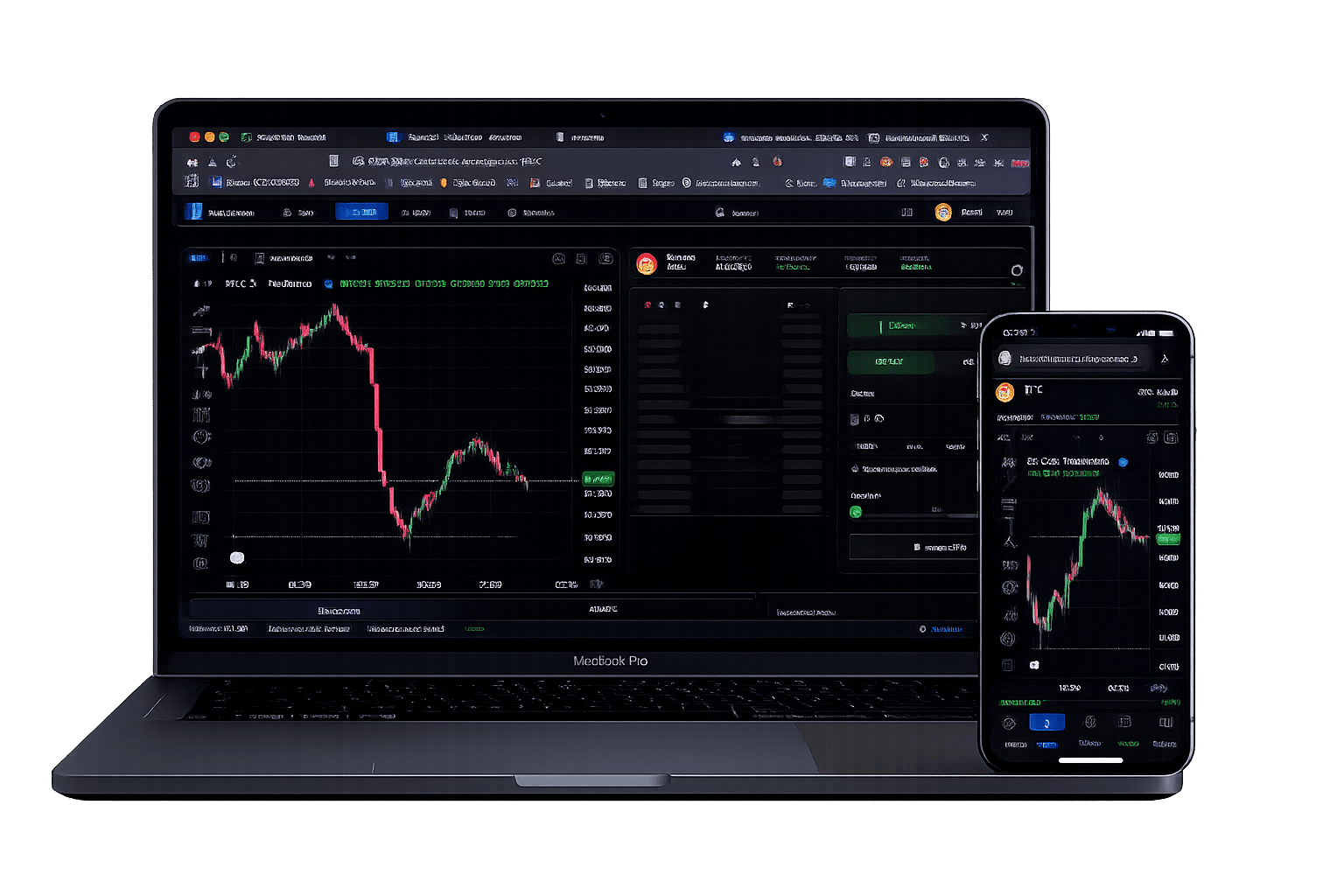 نموذج واجهة التداول